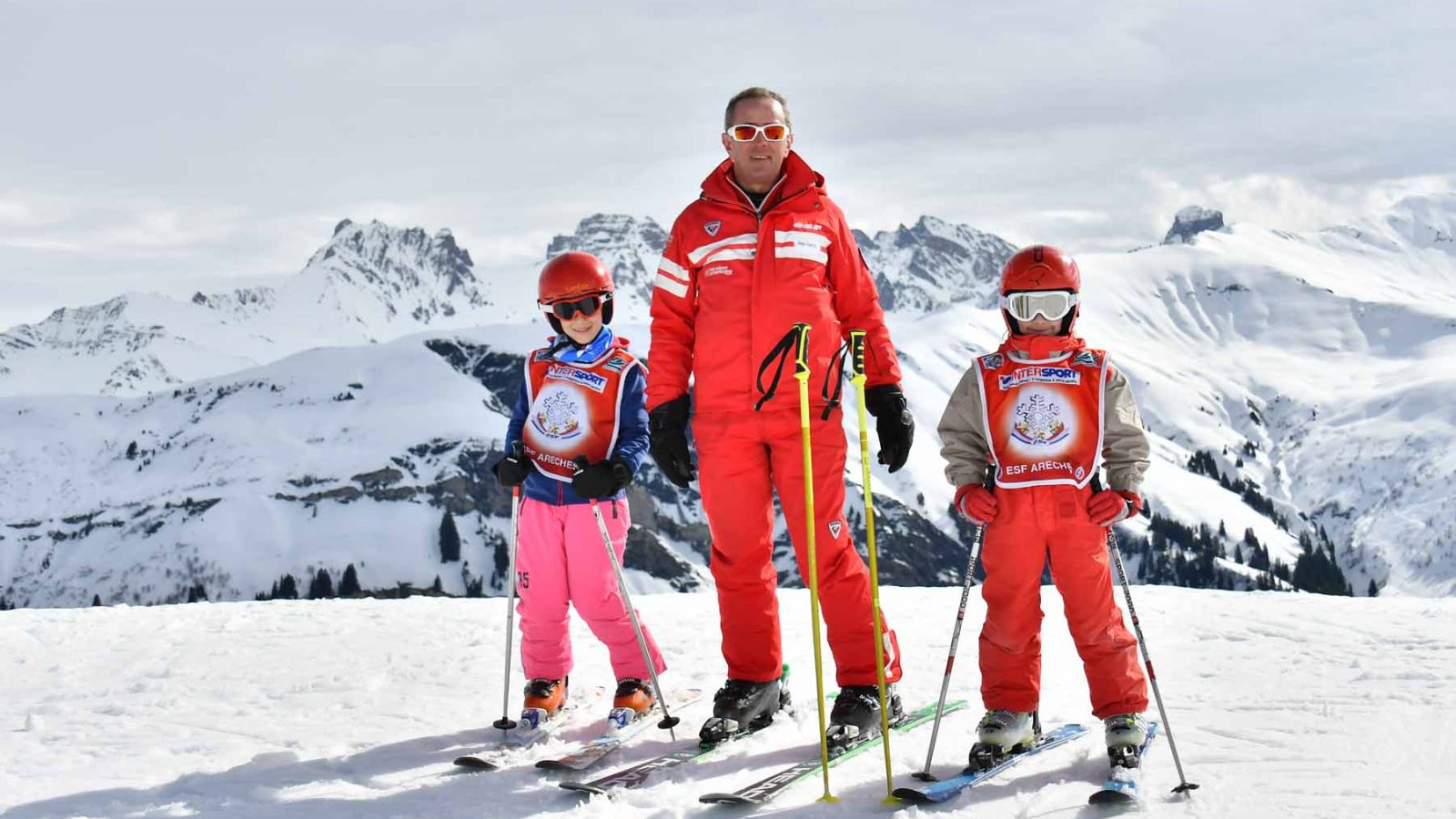 photo d'un cours de ski ESF