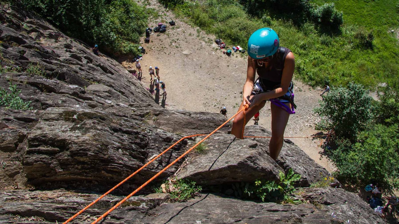 photo d'escalade au rocher de Beaufort