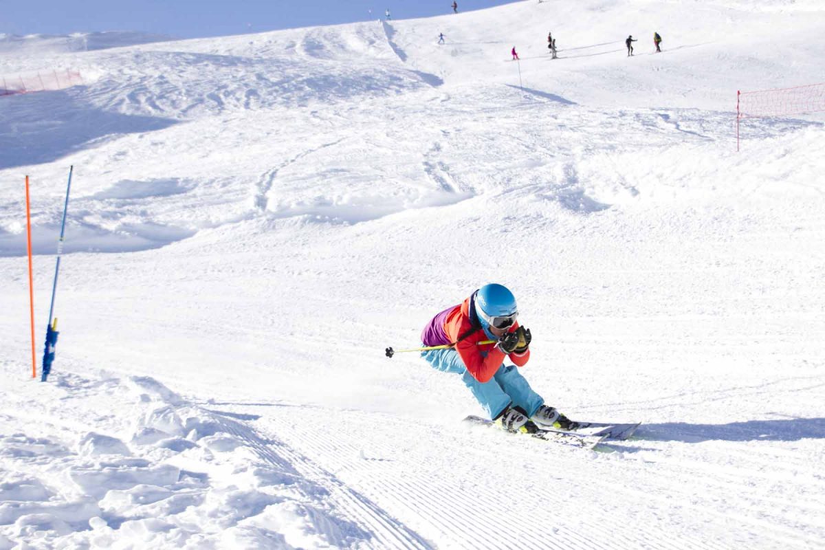 photo de skieur sur le Bovocross