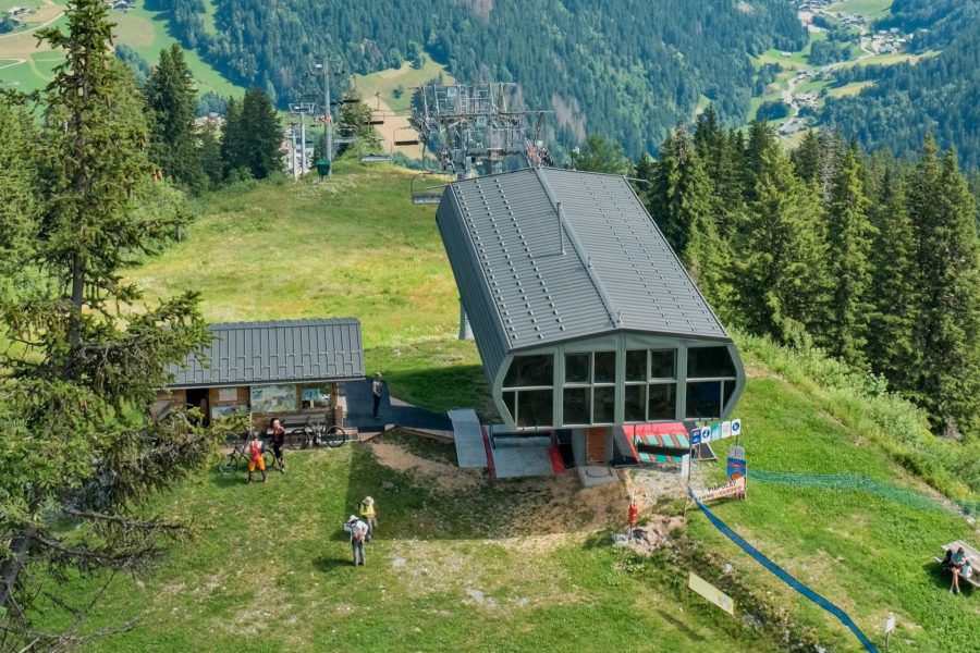 Montées en télésiège en été