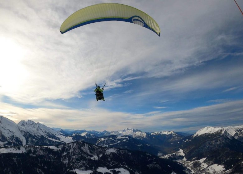 Paragliding dopen