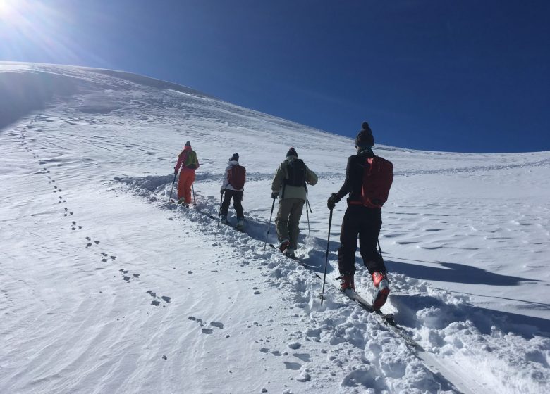 Ski touring initiate group formula 1 day