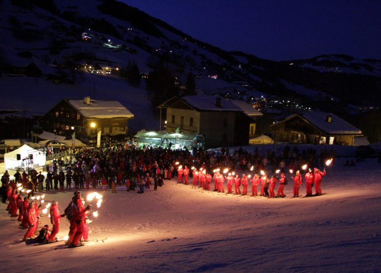 La parade lumineuse d’Arêches-Beaufort