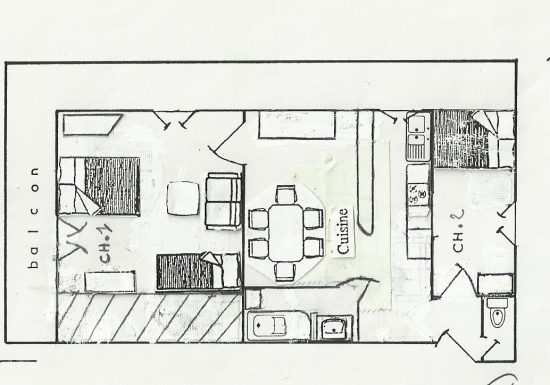 Appartement 3 pièces 6 personnes – GMC05