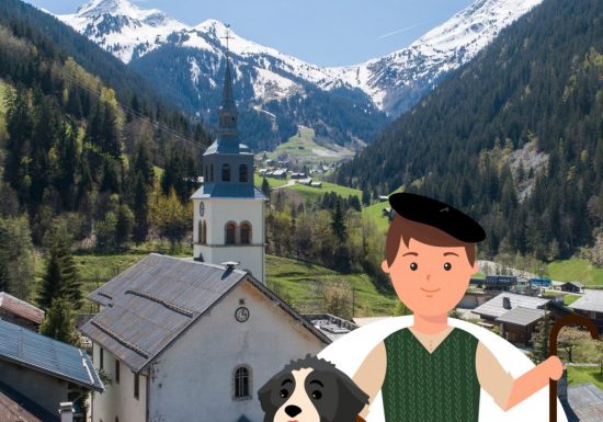 Visite d’Arêches en famille