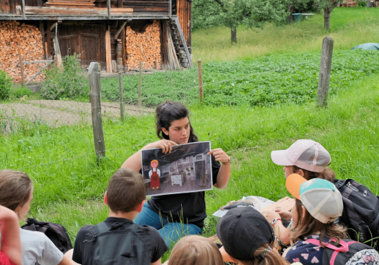 Visite d’Arêches en famille