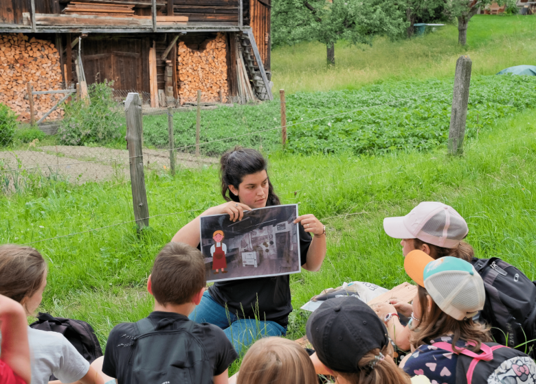 Visite d’Arêches en famille