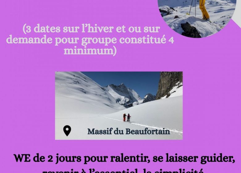 Week-end ski de randonnée yoga