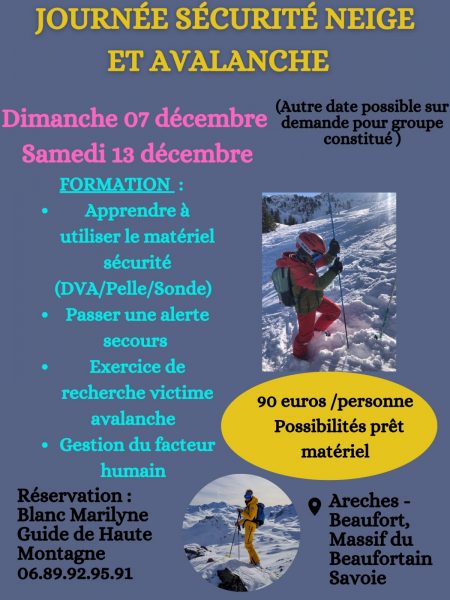 Journée sécurité neige et avalanche