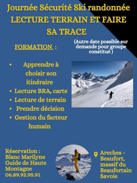 Journée sécurité ski de randonnée