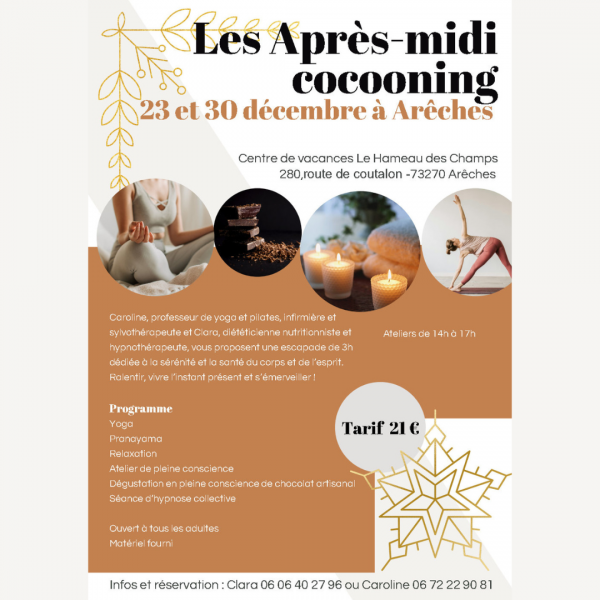 Les après-midi bien-être cocooning