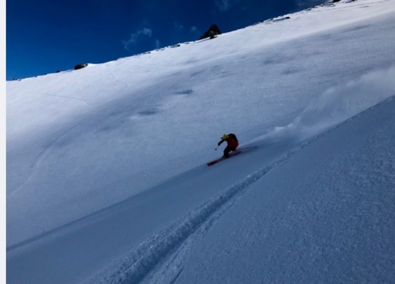 Perfectionnement descente ski de randonnée (toute neige)