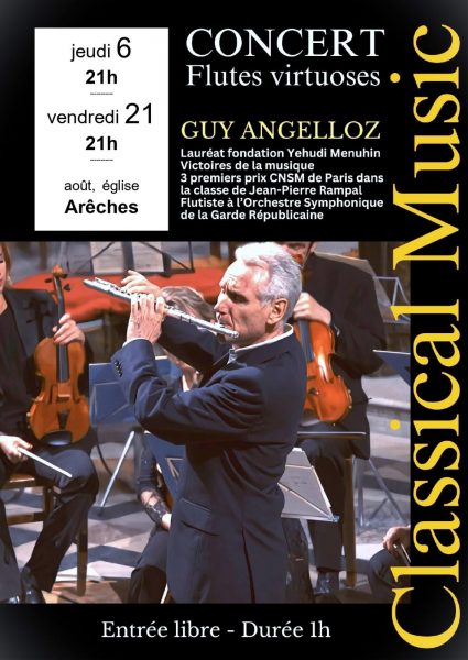 Concert de flûtes virtuoses – Guy Angelloz
