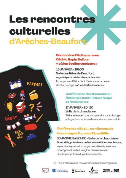Rencontres Culturelles -Conférence de Fiona Mille sur la montagne de demain.