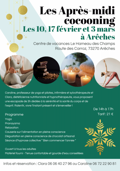 Les après-midi bien-être cocooning