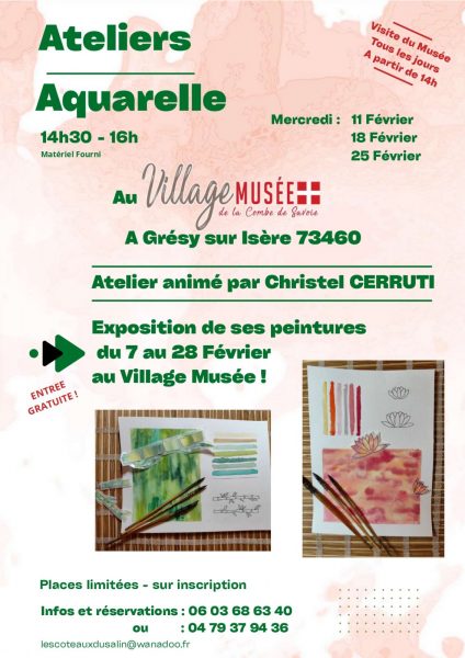 Exposition de peinture au Village Musée de la Combe de Savoie !