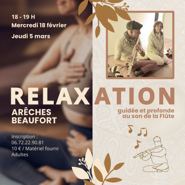 Séance relaxation au son de la flûte