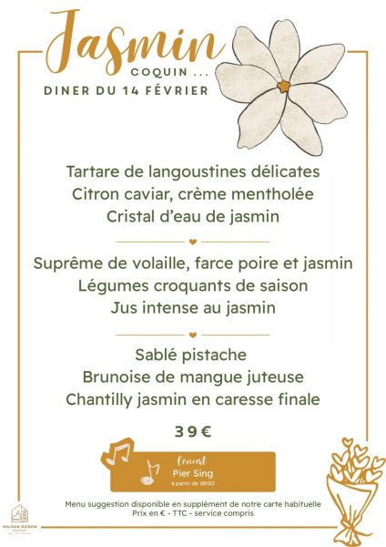 Soirée spéciale St Valentin avec Pier Sing en concert