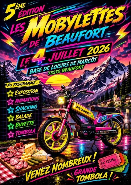 5e Rassemblement des mobylettes de Beaufort