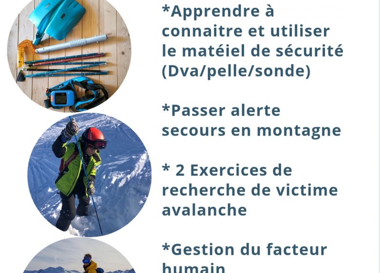 Journée sécurité ski de randonnée