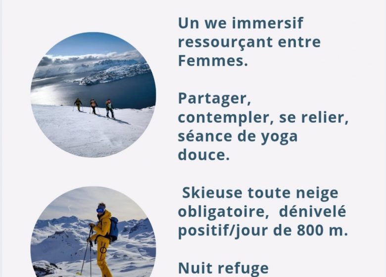 Week-end ski de randonnée yoga