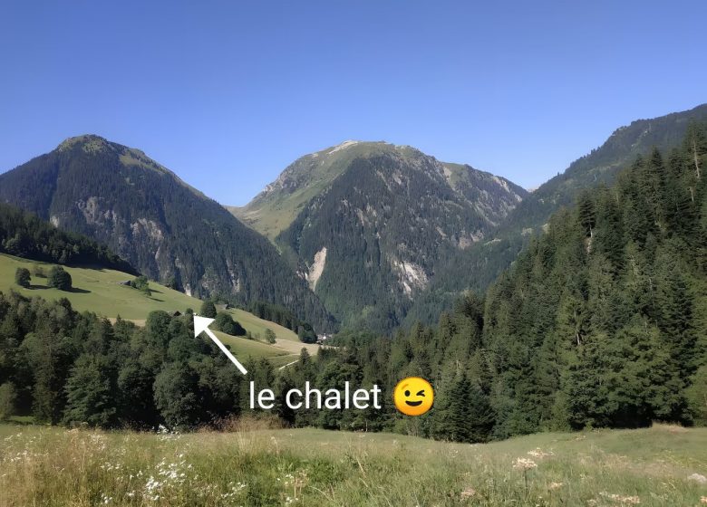 Chambre d&rsquo;hôte dans chalet d&rsquo;alpage