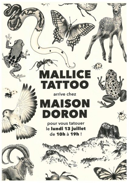 Mallice Tattoo arrive chez Maison Doron
