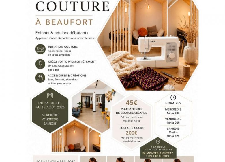 Cours de couture à la Rusta