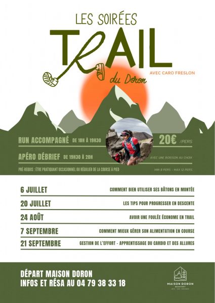 Les soirées Trail du Doron