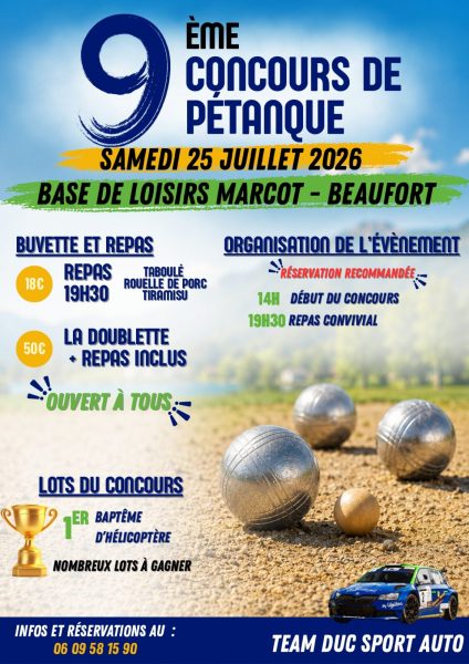9e concours de pétanque