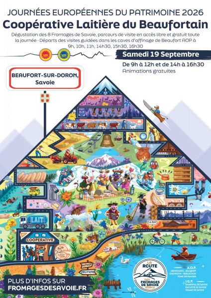 Journée du Patrimoine à la Coopérative Laitière du Beaufortain