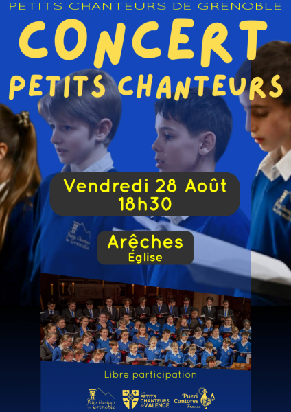 Concert des Petits chanteurs de Grenoble