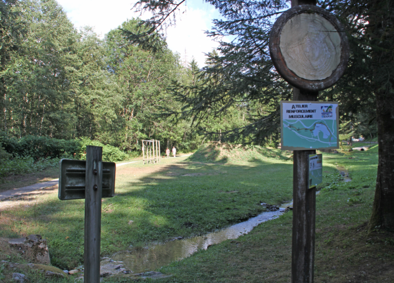 Cardio Trail training area in Marcôt.